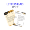 Letterhead - 8.5" × 11"