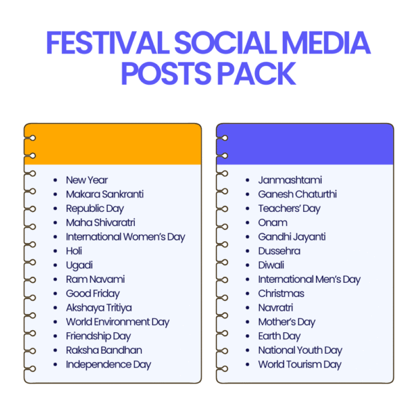 FESTIVAL SOCIAL MEDIA POSTS PACK DETAILS FESTIVAL SOCIAL MEDIA POSTS PACK